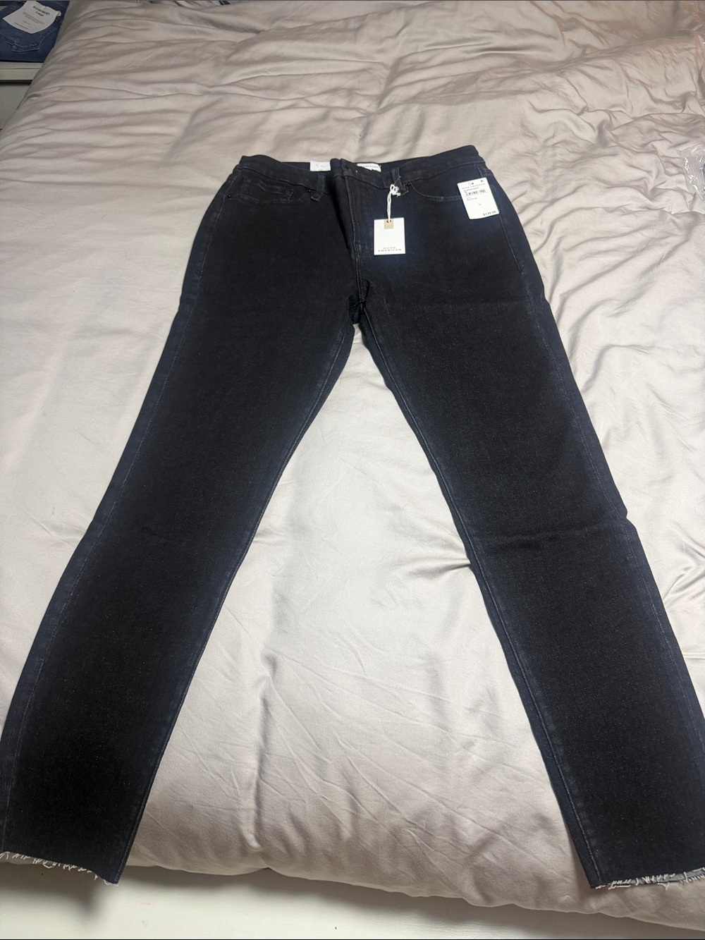 Good American Black Skinny Jeans - True Black Stretch